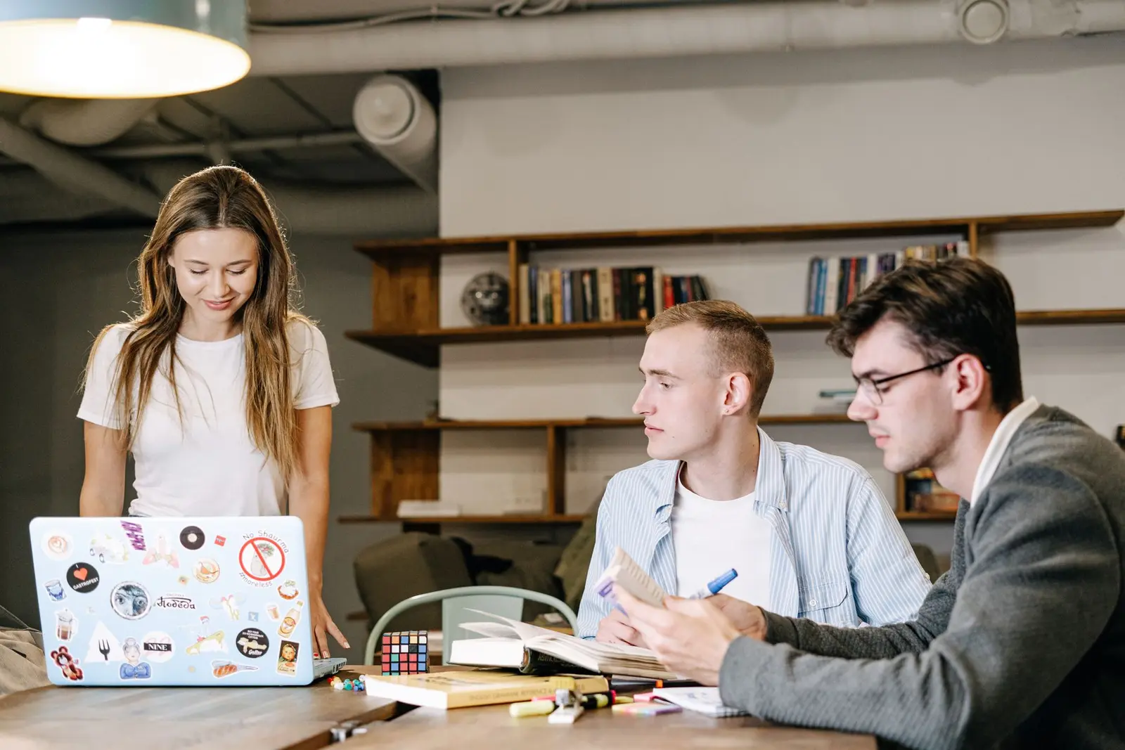 The Academic Helper team at work